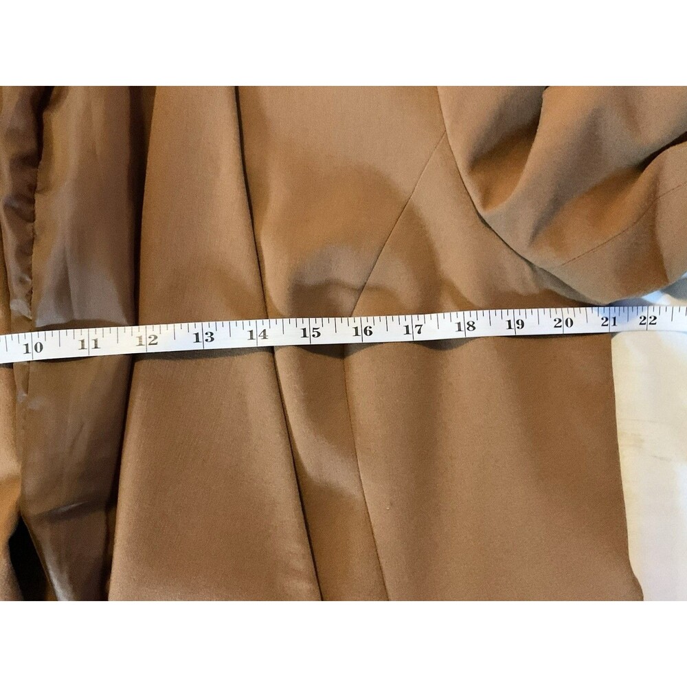 Nine West Women's Kiss-Front Blazer Size 14, Brown - Picture 5 of 7